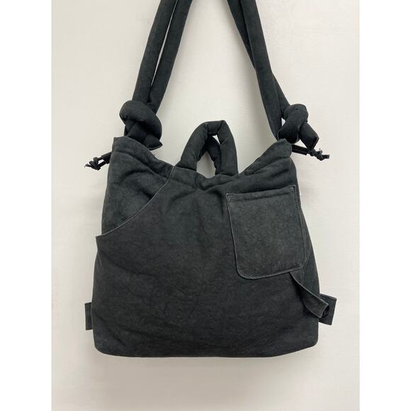 Ölend Ona Washed Soft Bag Convertible Adjustable Padded Shoulder Bag / Backpack - Picture 3 of 11